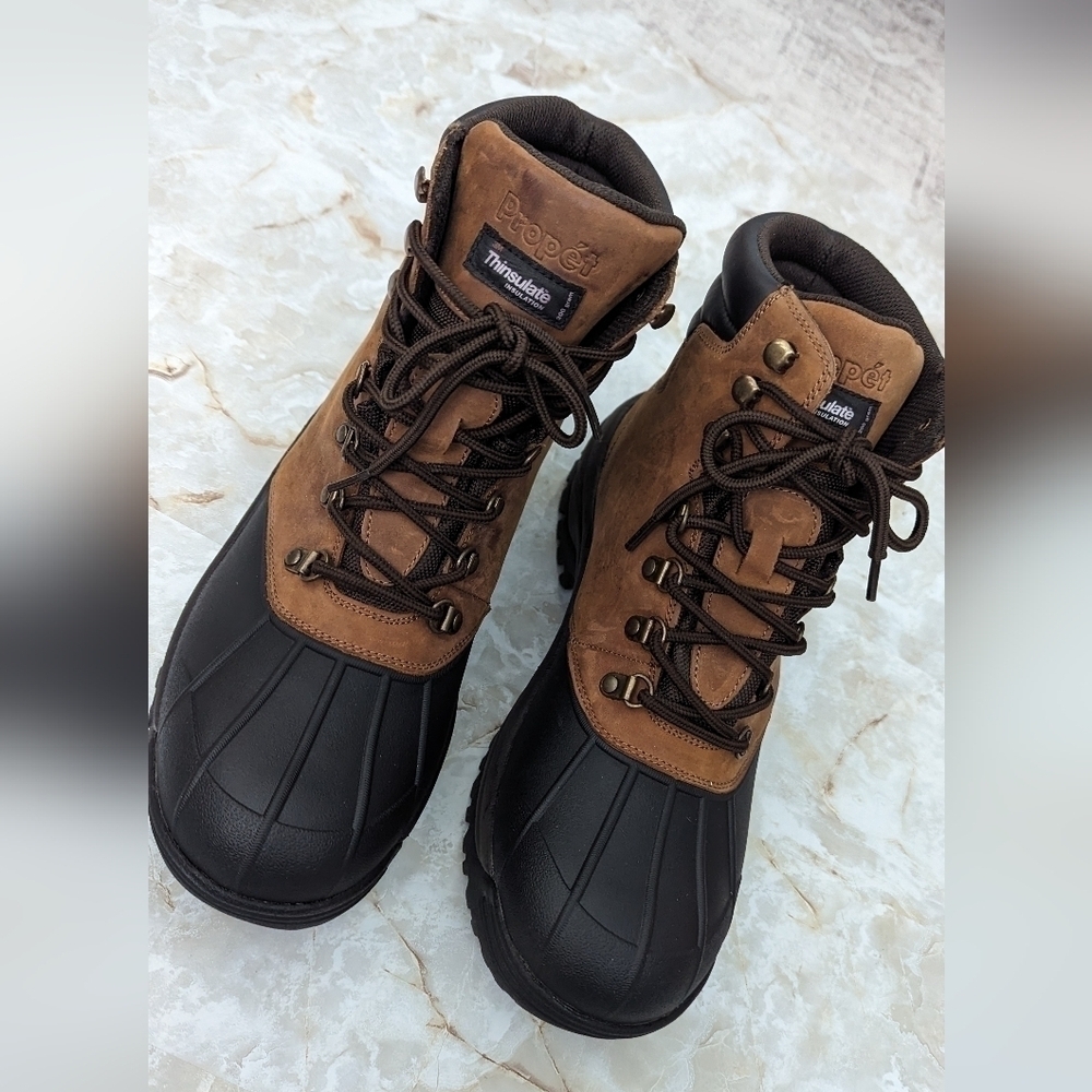 Propet Men's Leather Blizzard Mid Lace Boot Size 13 M(D)